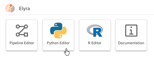 Open Python Editor