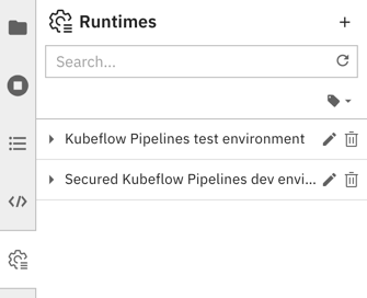 Access runtime configurations