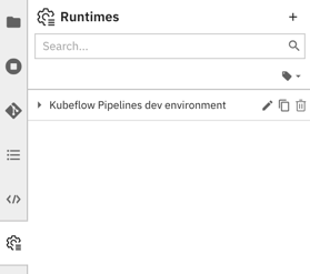 Runtimes panel