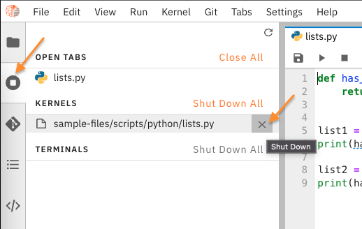 Manually restart the debugger service