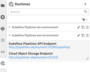 Access runtime configuration