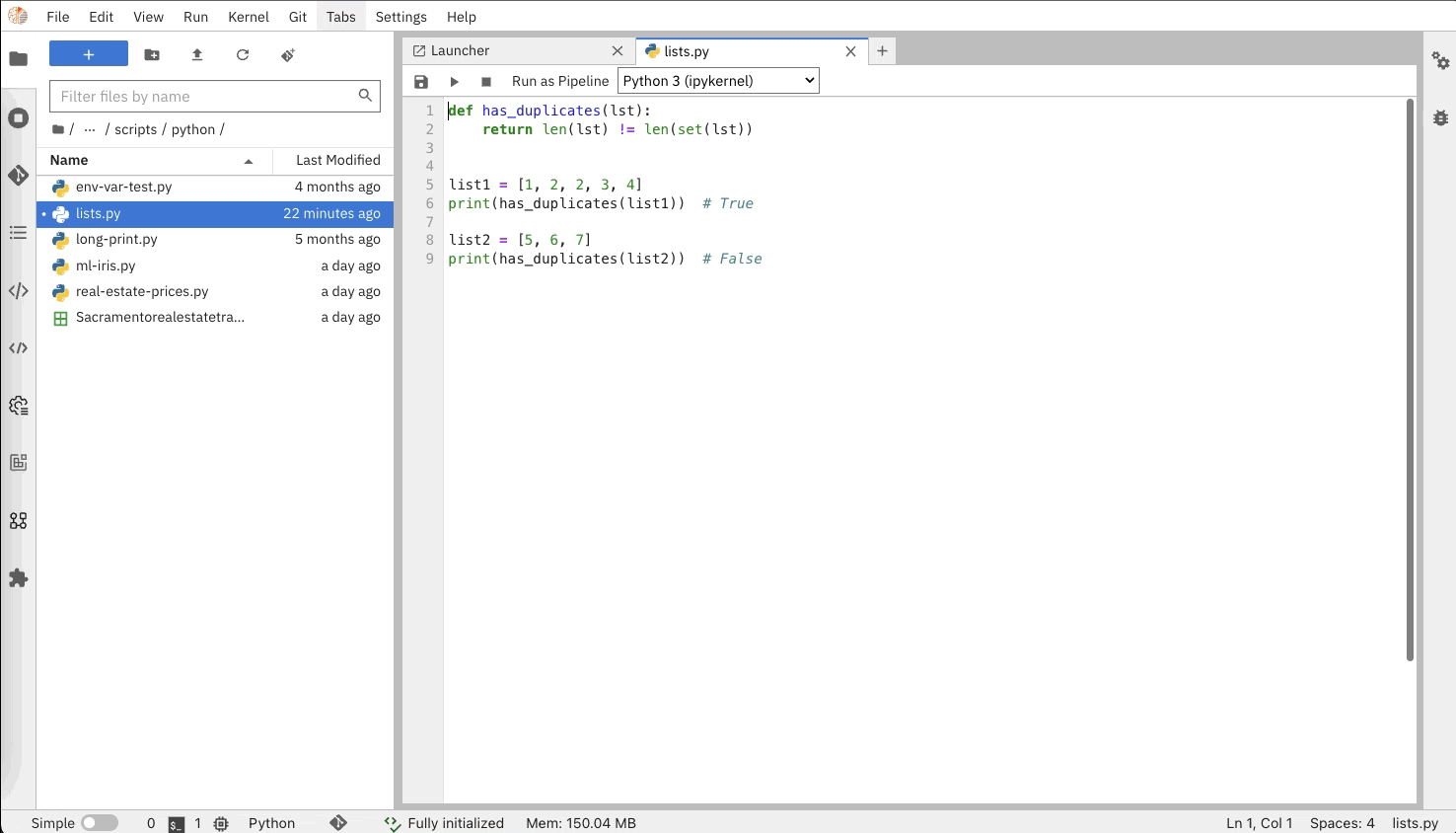Debugger usage