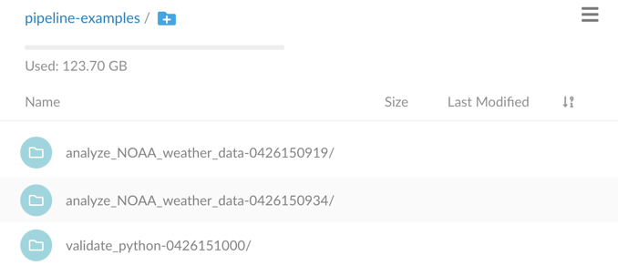 artifacts default storage layout on object storage